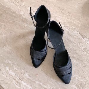 LightInTheBox Women Latin Dance Shoes, Black, 3” Heel, Size US6.5-7/EU37/UK4.5-5
